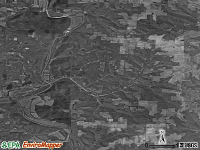 Zip code 43006 satellite photo by USGS