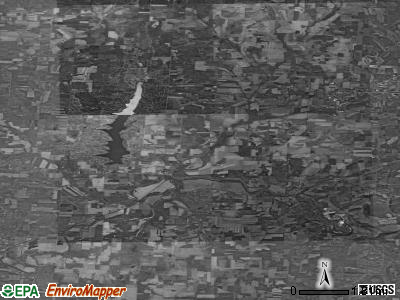 Zip code 43028 satellite photo by USGS