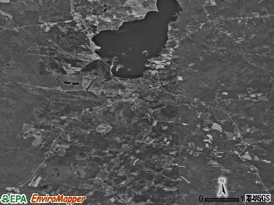 Zip code 04988 satellite photo by USGS