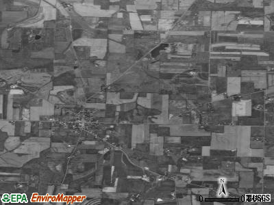 Zip code 43037 satellite photo by USGS