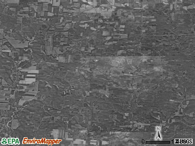 Zip code 43071 satellite photo by USGS