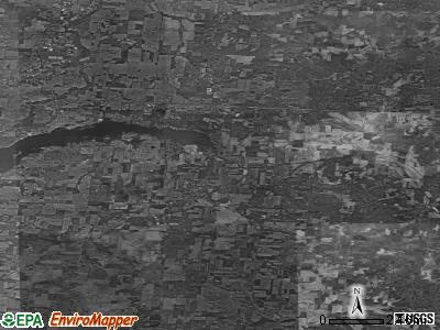 Zip code 43076 satellite photo by USGS