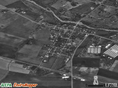 Zip code 43077 satellite photo by USGS