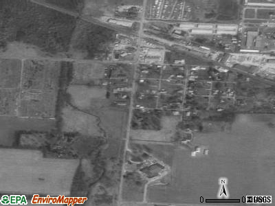 Zip code 43109 satellite photo by USGS