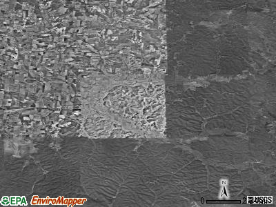Zip code 43135 satellite photo by USGS