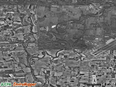 Zip code 43137 satellite photo by USGS
