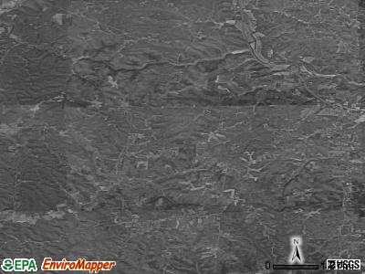 Zip code 43149 satellite photo by USGS
