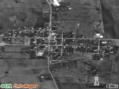 Zip code 43151 satellite photo by USGS