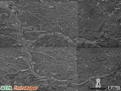 Zip code 43155 satellite photo by USGS