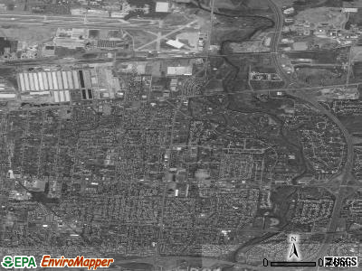 Zip code 43213 satellite photo by USGS