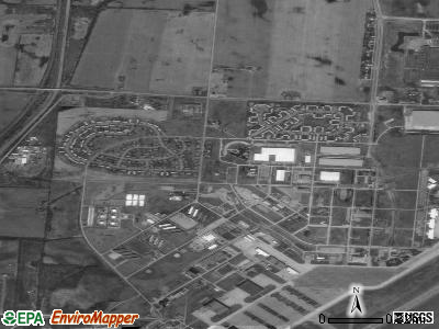Zip code 43217 satellite photo by USGS
