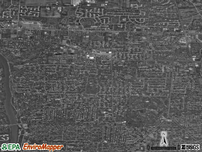 Zip code 43220 satellite photo by USGS
