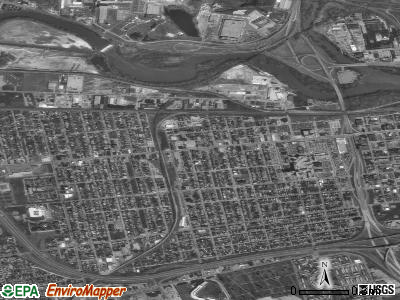 Zip code 43222 satellite photo by USGS