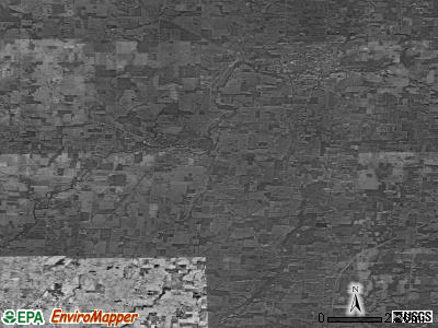 Zip code 43315 satellite photo by USGS