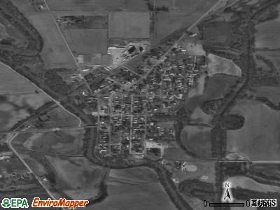 Zip code 43322 satellite photo by USGS