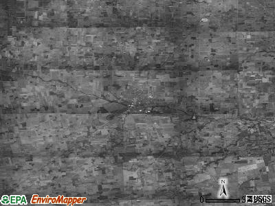 Zip code 43326 satellite photo by USGS