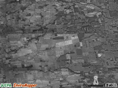 Zip code 43340 satellite photo by USGS