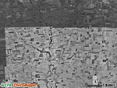 Zip code 43342 satellite photo by USGS