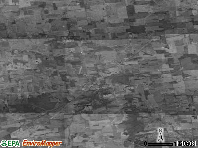 Zip code 43343 satellite photo by USGS