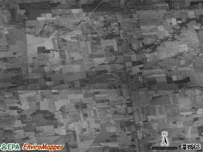 Zip code 43345 satellite photo by USGS