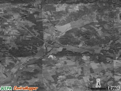 Zip code 43360 satellite photo by USGS