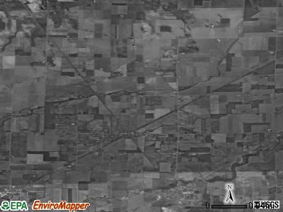 Zip code 43407 satellite photo by USGS
