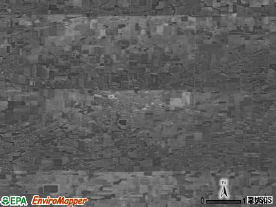 Zip code 43410 satellite photo by USGS