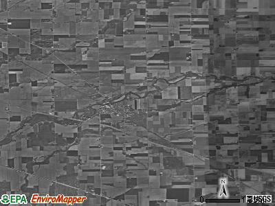 Zip code 43416 satellite photo by USGS