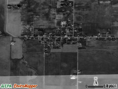 Zip code 43437 satellite photo by USGS
