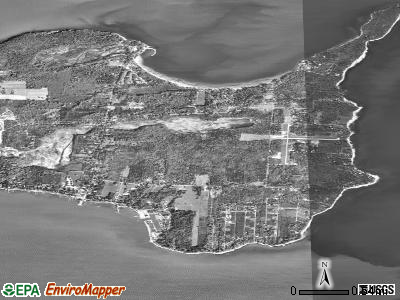 Zip code 43438 satellite photo by USGS