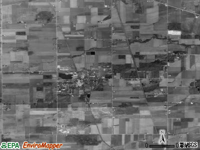 Zip code 43443 satellite photo by USGS