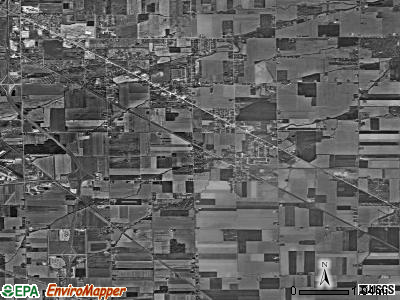 Zip code 43447 satellite photo by USGS