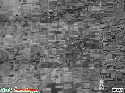 Zip code 43450 satellite photo by USGS