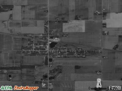 Zip code 43458 satellite photo by USGS