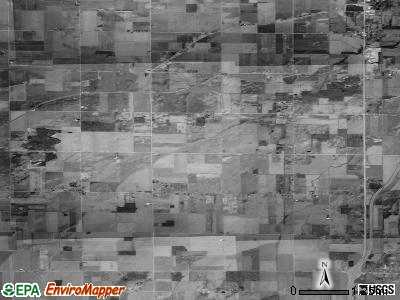 Zip code 43462 satellite photo by USGS