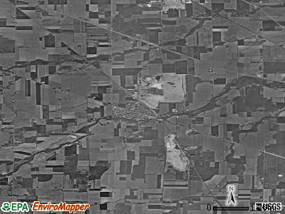 Zip code 43469 satellite photo by USGS