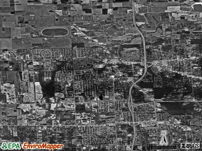 Zip code 43560 satellite photo by USGS