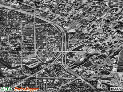 Zip code 43602 satellite photo by USGS