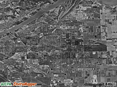 Zip code 43616 satellite photo by USGS