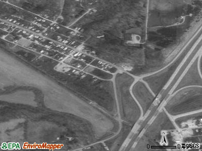 Zip code 43717 satellite photo by USGS