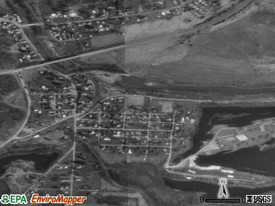Zip code 43735 satellite photo by USGS
