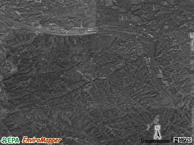 Zip code 43771 satellite photo by USGS