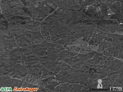 Zip code 43782 satellite photo by USGS