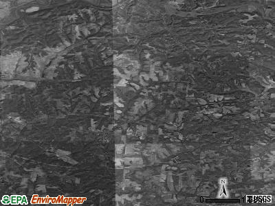 Zip code 43802 satellite photo by USGS