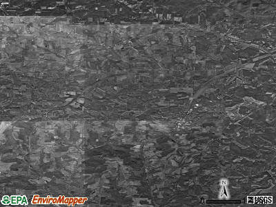 Zip code 43804 satellite photo by USGS