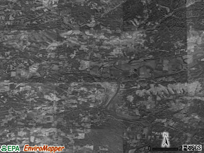 Zip code 43821 satellite photo by USGS