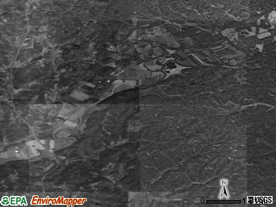 Zip code 43837 satellite photo by USGS