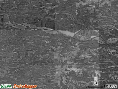 Zip code 43843 satellite photo by USGS