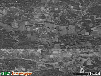 Zip code 43845 satellite photo by USGS