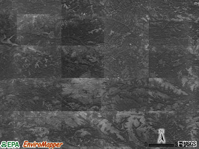 Zip code 43907 satellite photo by USGS